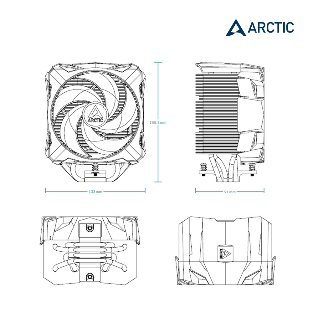 Freezer i35 單塔空冷CPU散熱器 Intel專用