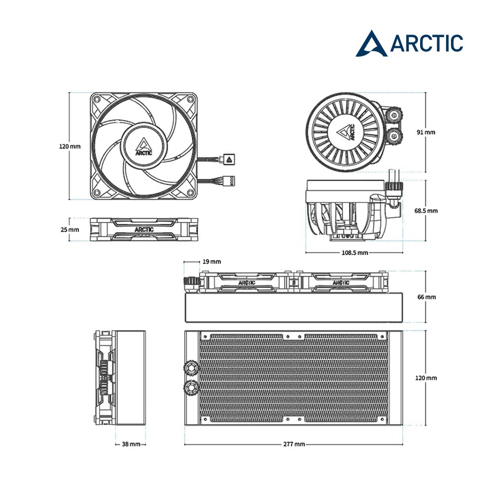 Liquid Freezer III Pro 240 A-RGB一體式水冷 黑色
