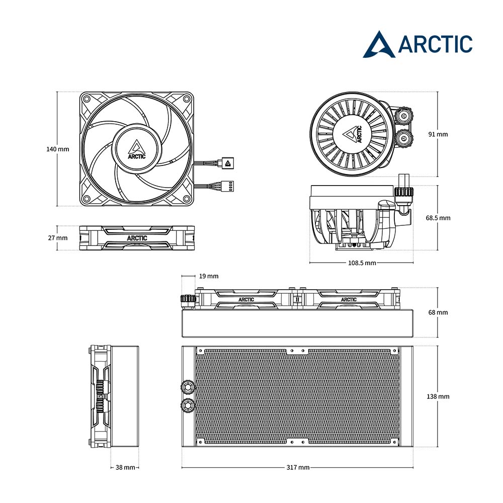 Liquid Freezer III Pro 280 A-RGB一體式水冷 黑色