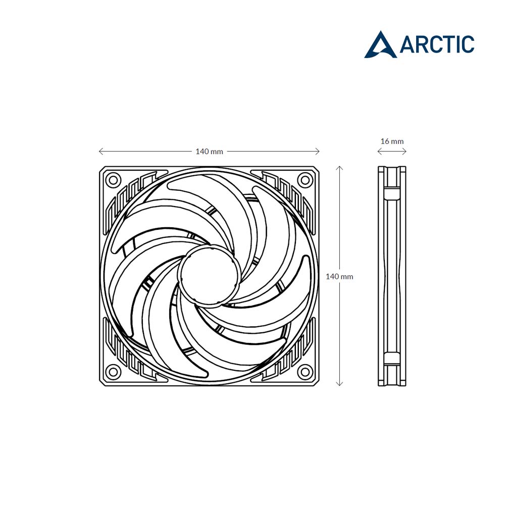 P14 Slim PWM PST 14公分薄型共享旋風扇