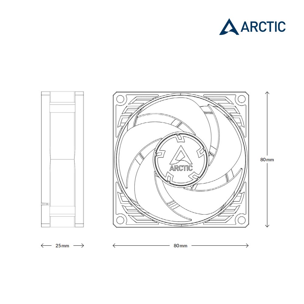 P8 PWM PST 8公分日製雙滾珠共享旋風扇