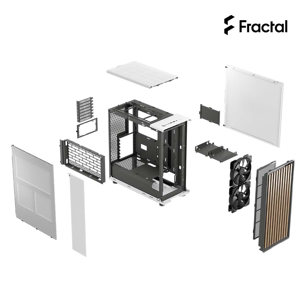 North Chalk/Charcoal 胡桃木/橡木 ATX機殼
