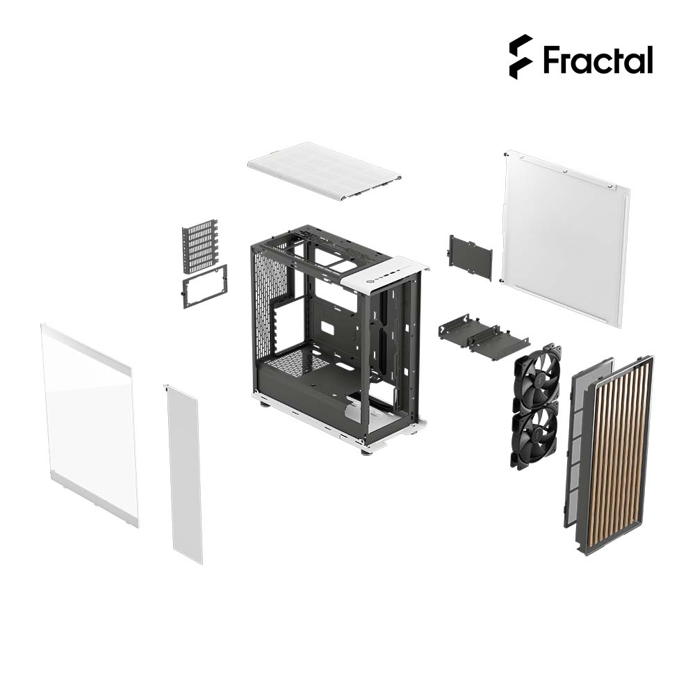 North Chalk/Charcoal 胡桃木/橡木 ATX機殼