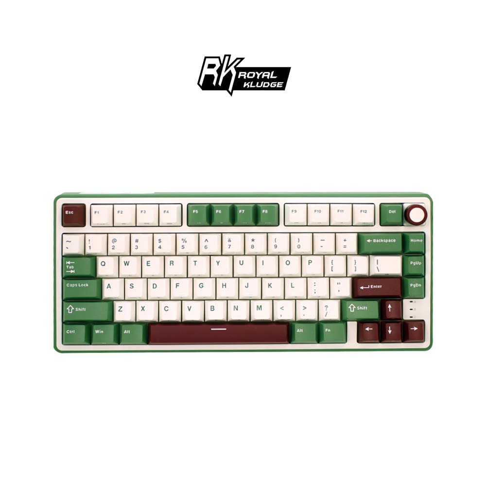 R75 75% 藍牙三模無線機械鍵盤 抹茶紅豆