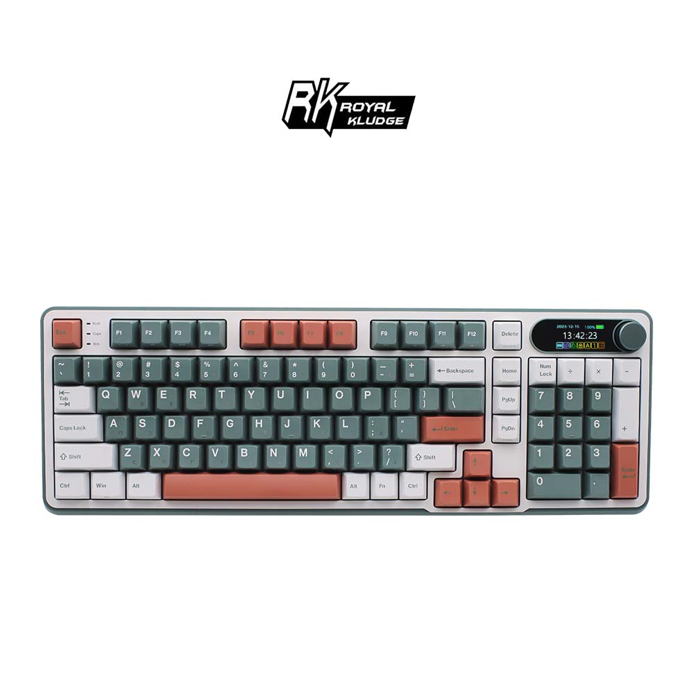 S98 96% 藍牙三模無線機械鍵盤 橘澄青檸