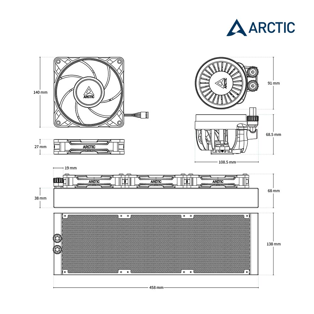 Liquid Freezer III Pro 420 一體式水冷