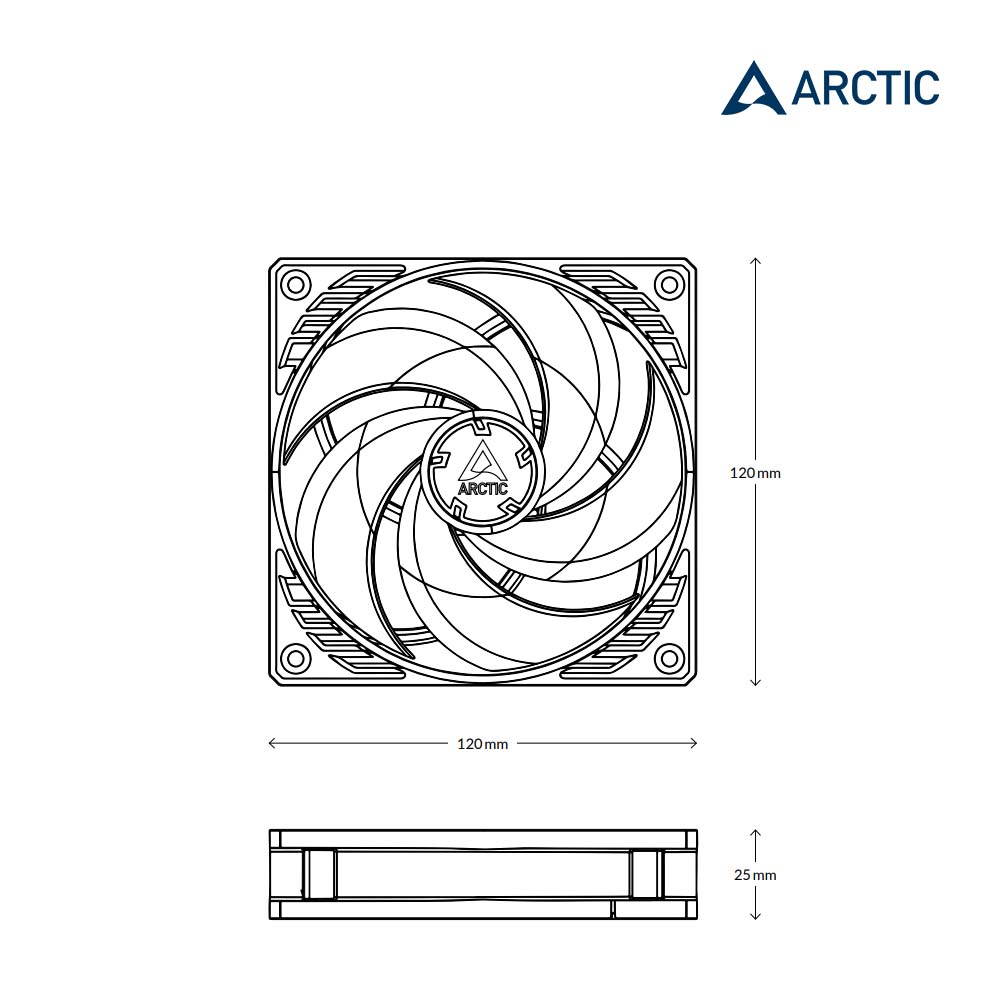P12 PWM PST 12公分共享旋風扇