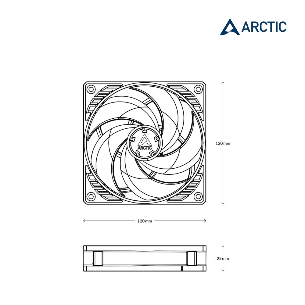 P12 PWM PST 12公分共享旋風扇