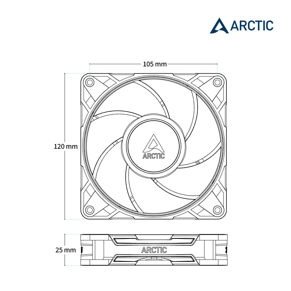 P12 Pro  A-RGB 12公分高風壓共享風扇
