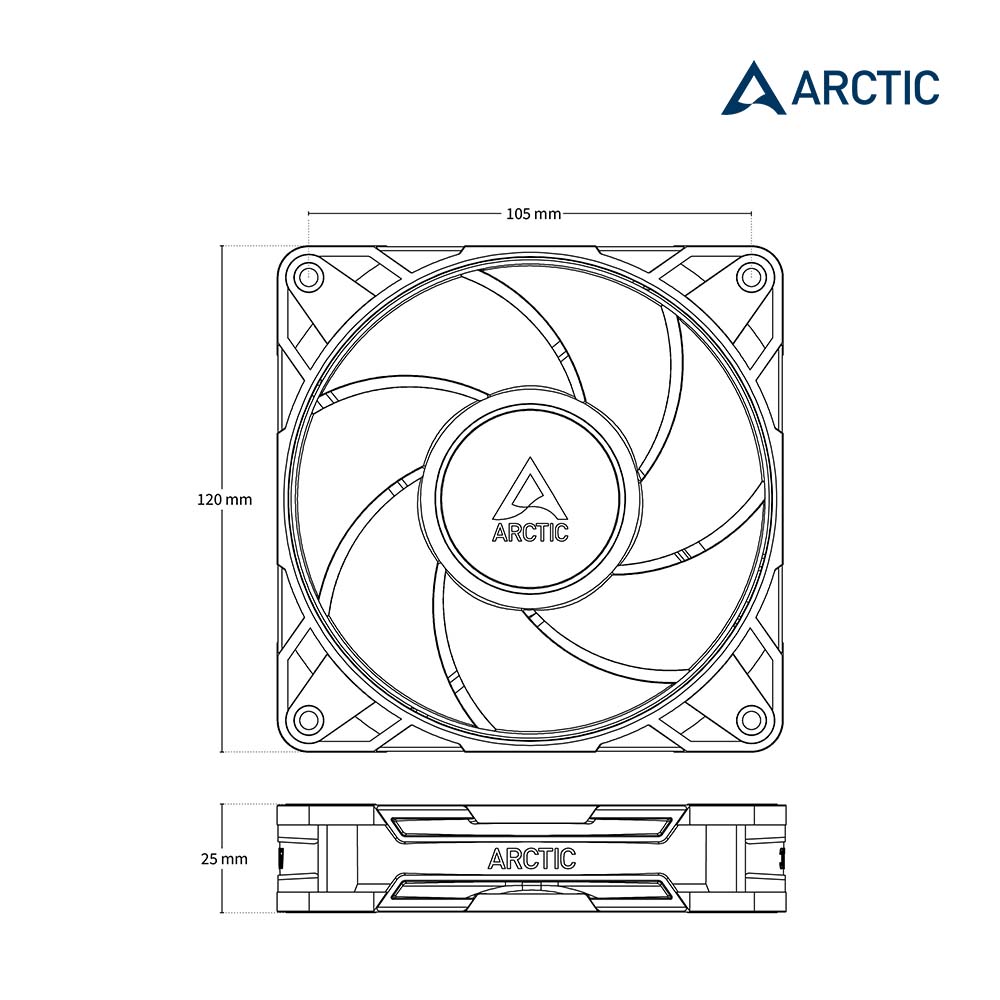 P12 Pro PST CO 12公分高風壓日製雙滾珠共享風扇