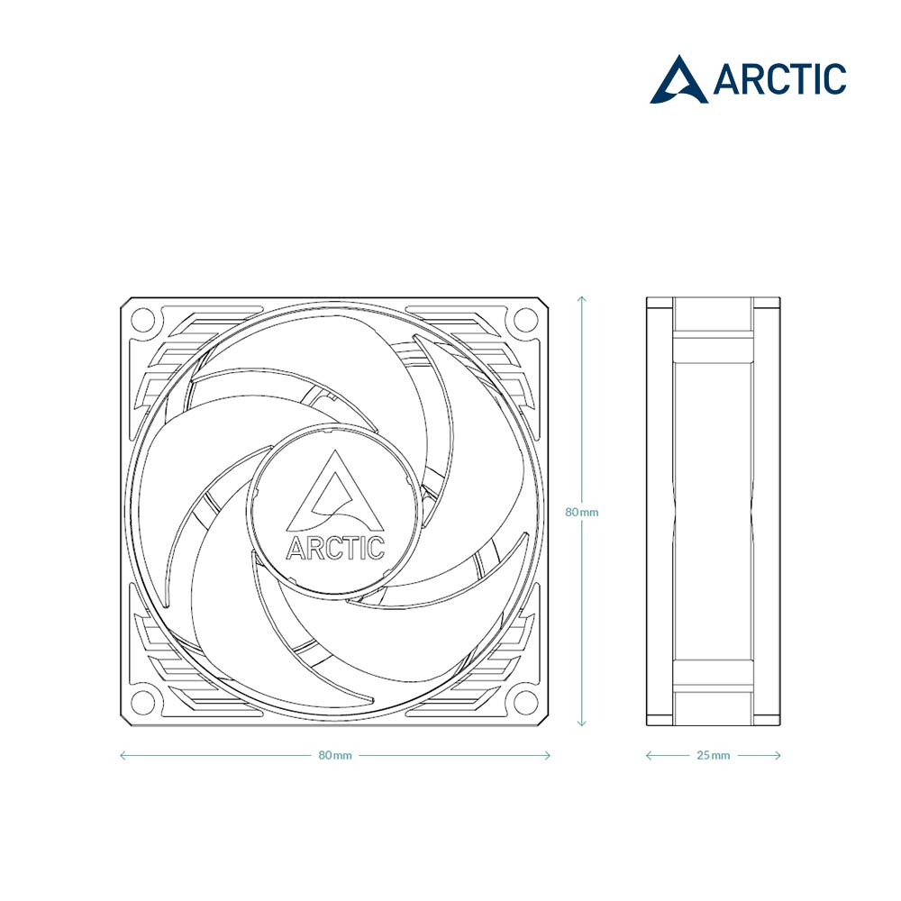 P8 Max PWM 8公分風量型風扇