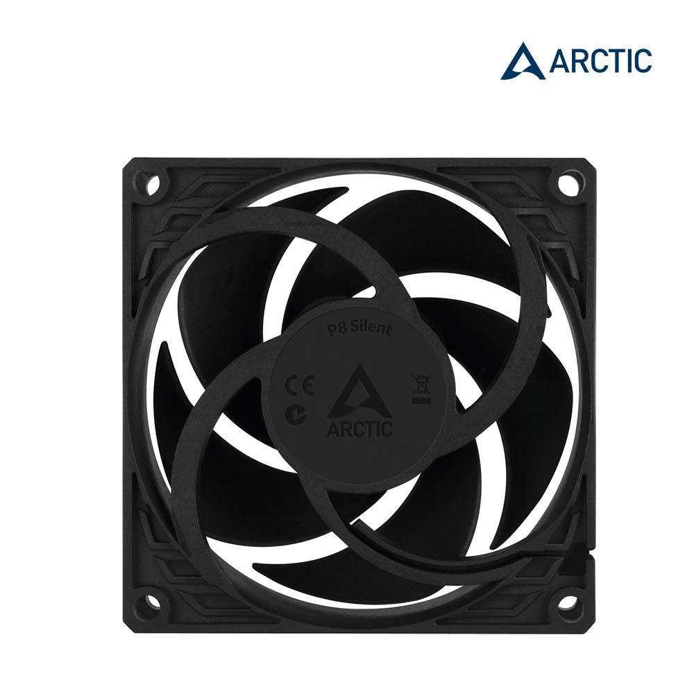 P8 Silent 80mm旋風靜音風扇 黑色