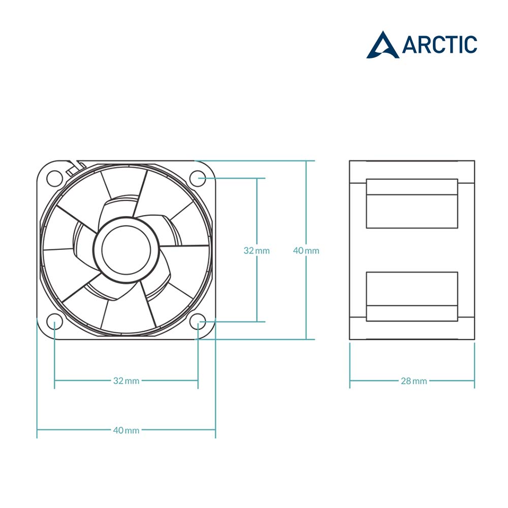 S4028-15K 4公分伺服器用PWM高速風扇