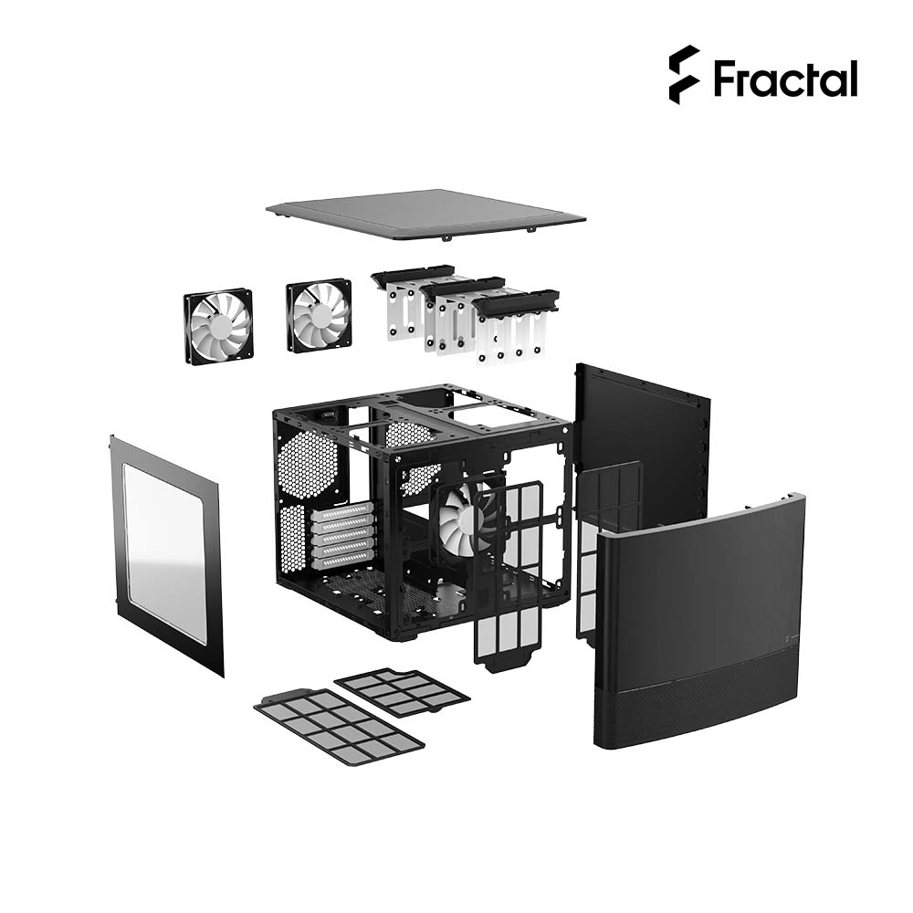 Node 804 black Mini ITX 機殼