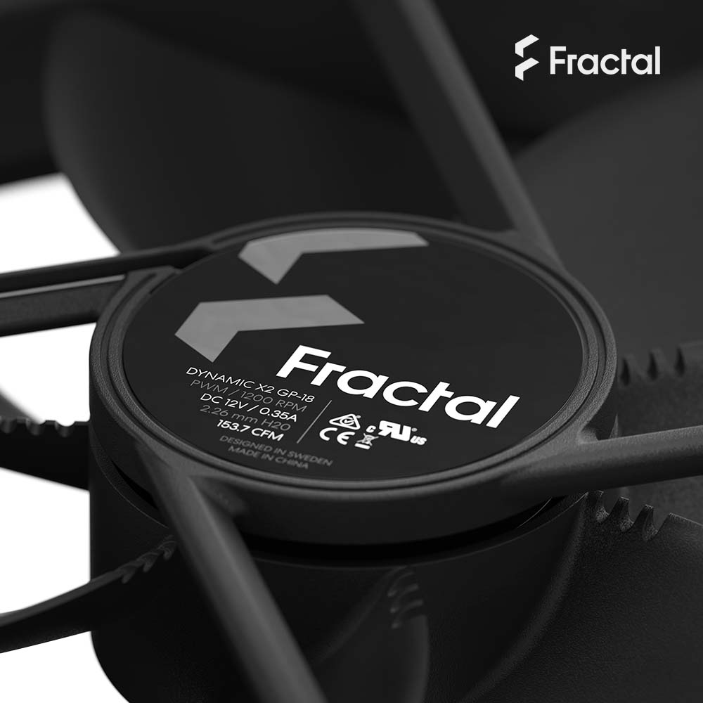 Dynamic X2 GP 18 PWM 18公分散熱風扇 共享技術 黑