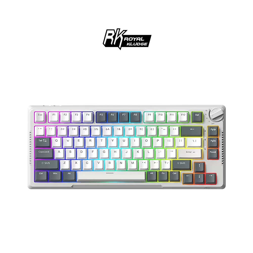 H81 75% 藍牙三模無線機械鍵盤 白夜