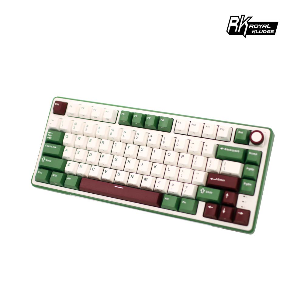 R75 75% 藍牙三模無線機械鍵盤 抹茶紅豆